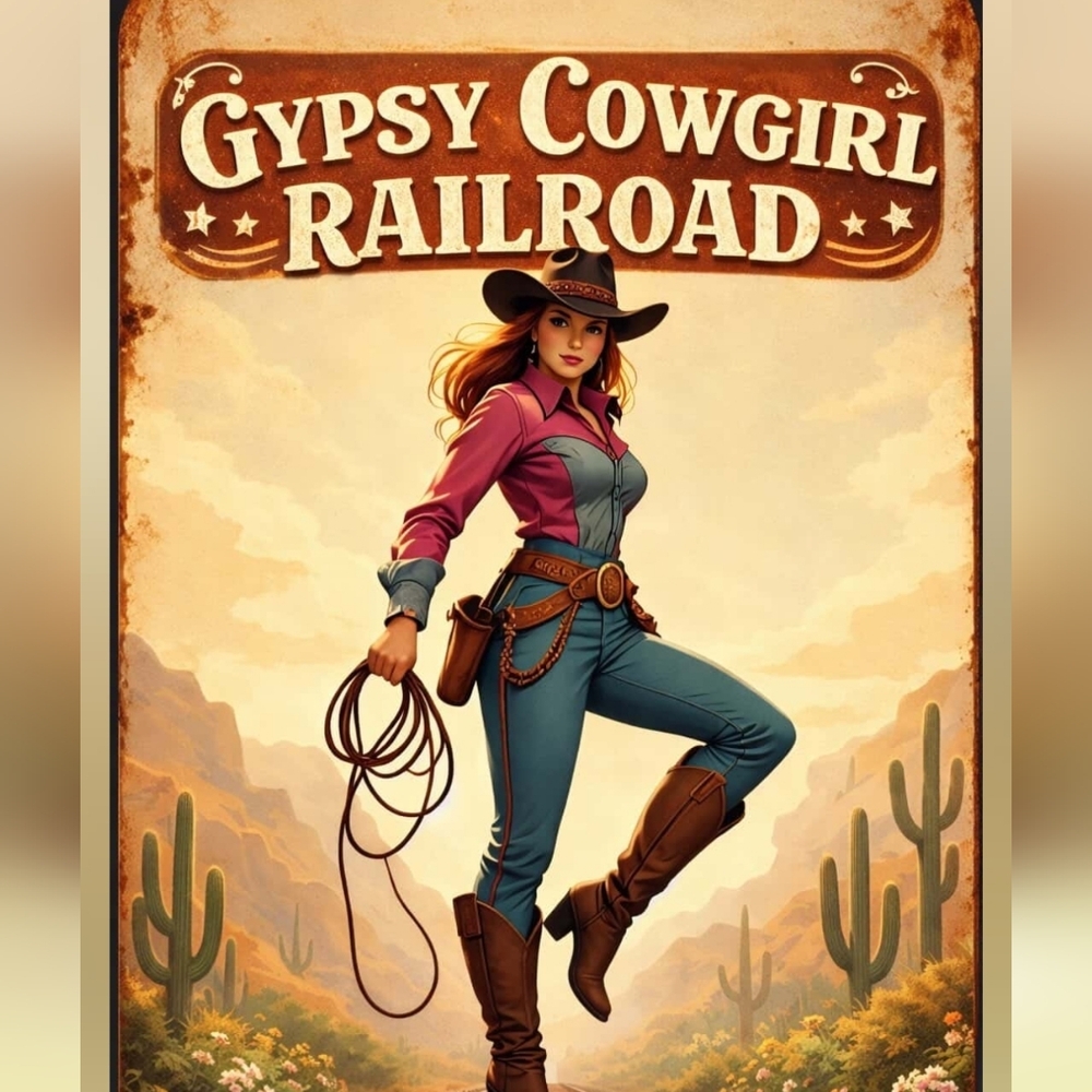 Gypsy Cowgirl Railroad A BOHO WESTERN TRAIN - Picture 8 of 8